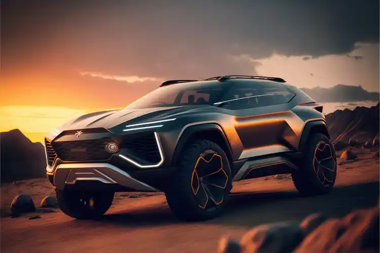 这款超酷的概念汽车设计太拉风了~造型太别致了! - 普象网