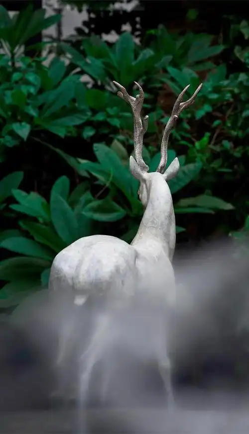 他们还曾看见了一种鹿,全身白色,本来科考队想抓住白色的神鹿,但是