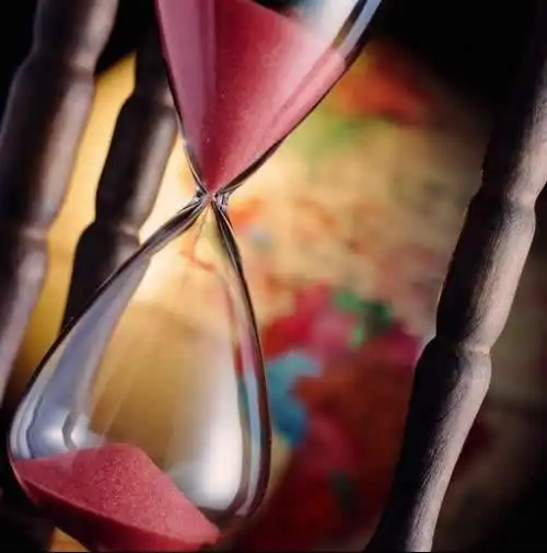 沙漏时光机lomo时光意境唯美图片