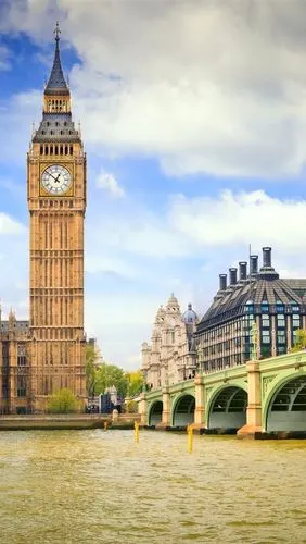大本钟的英国伦敦城市 iphone 壁纸