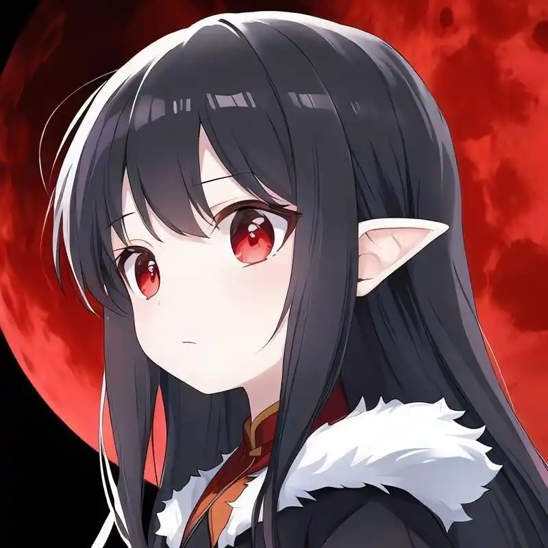 红瞳女孩头像61血色月亮 78可自行拿图自用 78转载请注明出处