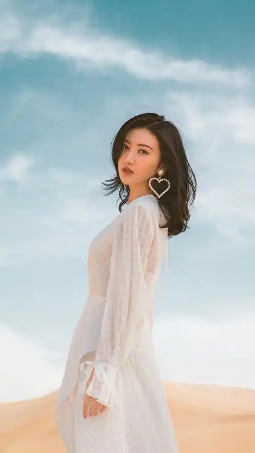 景甜迷人气质写真手机壁纸图片_明星_手机壁纸下载_美桌网