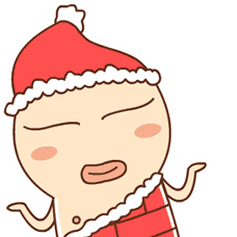 萌娃唐僧摇摆圣诞帽gif动图_动态图_表情包下载_soogif