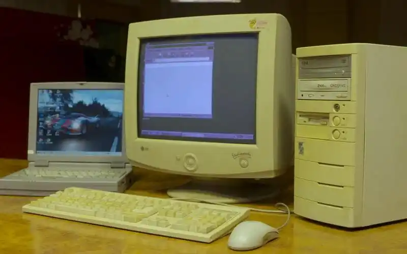 90年代古董台式电脑笔记本体验_哔哩哔哩 (゜-゜)つロ 干杯~-bilibili