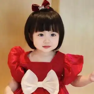 sinwavy斯万淘宝斯万家-学生黑棕色cos万用齐刘海公主切短发bobo头