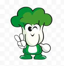卡通白菜