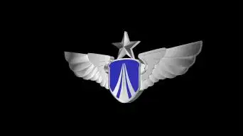 空军胸标三维立体模型和带通道动画(4k)3dsmax