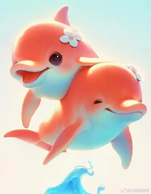 秒91这只小海豚,你会收到很多很多好消息哟