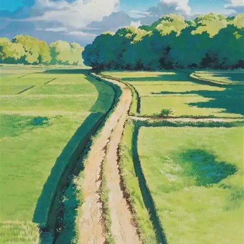 手绘的风景其实也是很美丽的动漫绿色风景头像图片