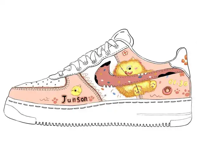 空军一号潮鞋设计