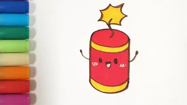 春节鞭炮简笔画春节鞭炮简笔画图片灯笼