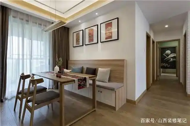 一物多用,省俭而雅洁的"卡座",尤其适合开放式厨房和餐厅