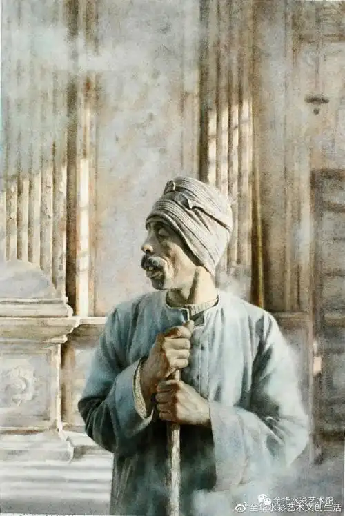 中国水彩100侯伟水彩作品欣赏