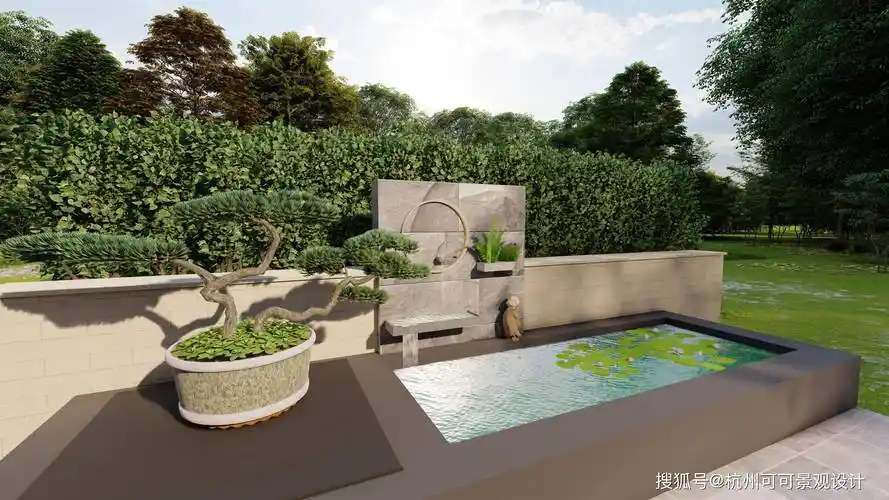 别墅庭院设计:花园中一定要了解的水景设计手法,心动不只一万次!