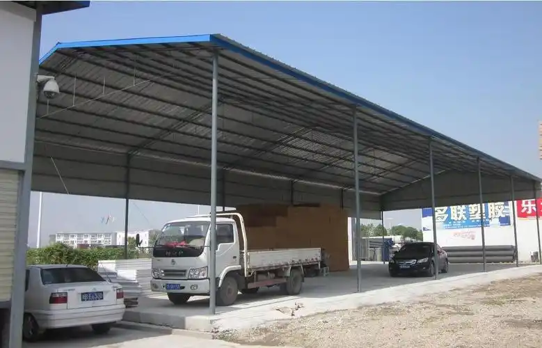 苏州彩钢板雨棚彩钢瓦遮阳棚门头雨蓬维修