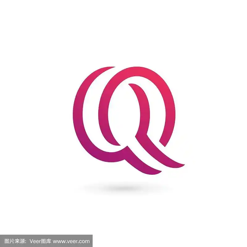 字母q标志图标设计模板元素