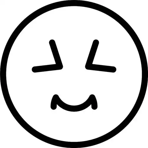 可爱的表情符号图标轮廓风格图片