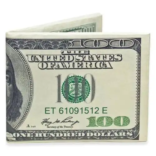 i think it is pretty cool. 100美元,撕不烂的纸钱包