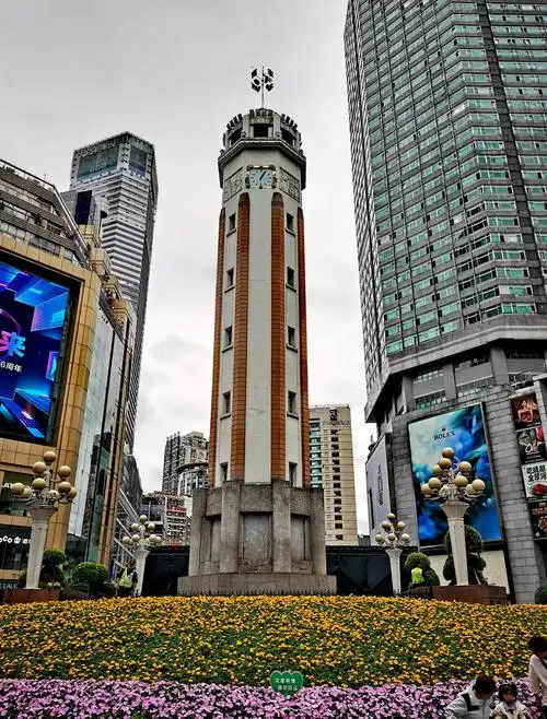 重庆解放碑,地标性建筑物,纪念那些革命英烈