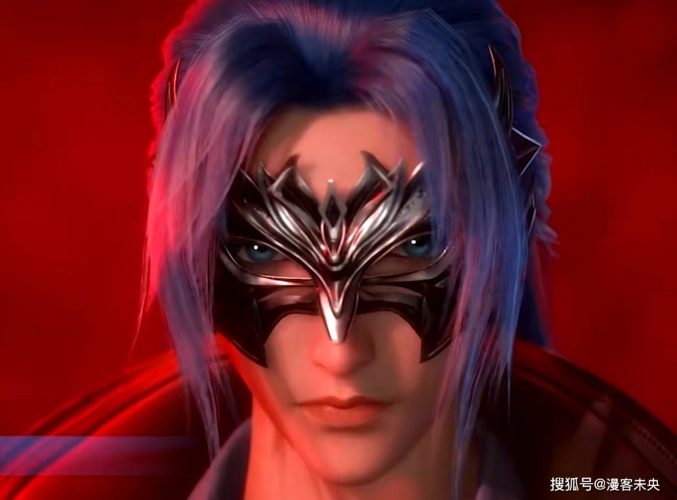 蓝色眼眸和蓝色长发无疑是给觉醒后的唐三加分的,也可以说是帅气无比