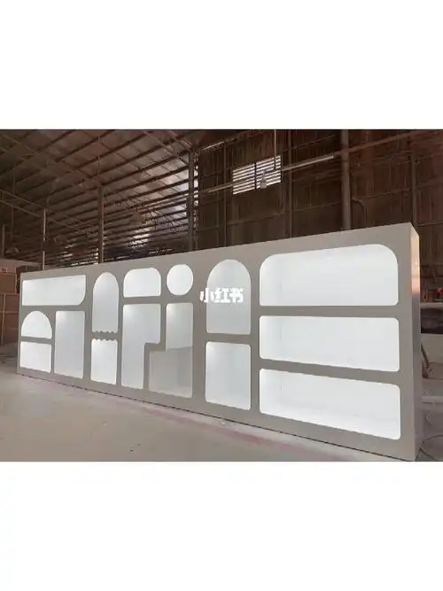 洞穴柜商场中庭展示柜不规则造型矮柜组合柜