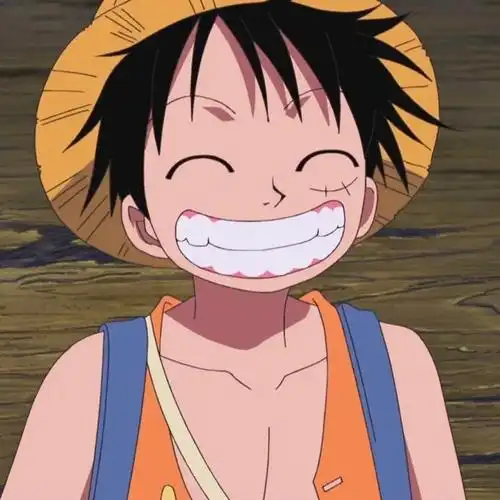 路飞龇牙咧嘴的笑头像