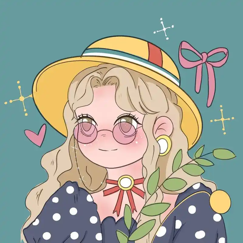 来一波甜甜的少女09.#绘画#动漫临摹卡 #人物简笔画 - 抖音