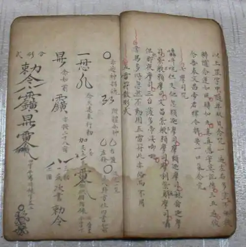 道兰书局:清代手抄本《文昌大帝秘传化禄》_符散_符咒_形式