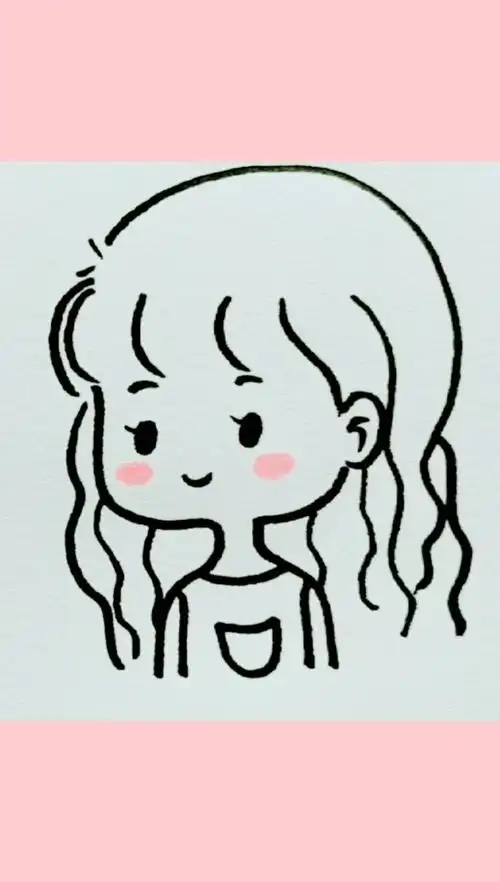 可爱的小女孩画法