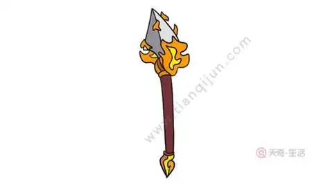 画火尖枪简笔画尖枪 浓眉上写着沧桑乾坤圈藏一第1页乾坤圈混天绫简笔