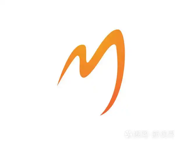 m字母徽标和模板