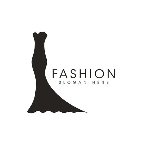 时尚帽子服饰标志设计矢量