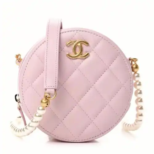 chanel香奈儿珍珠圆饼包约会神器