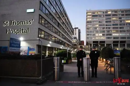 英国伦敦圣托马斯医院.图据《纽约时报》