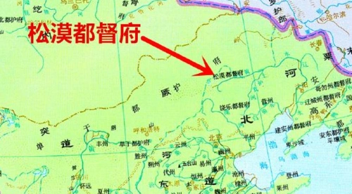 隋末唐初契丹部和奚部宣布归附唐朝,松漠都督府建立