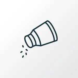 个 盐图标线符号.优质分离辣椒元素的时尚风格 相似素材图片