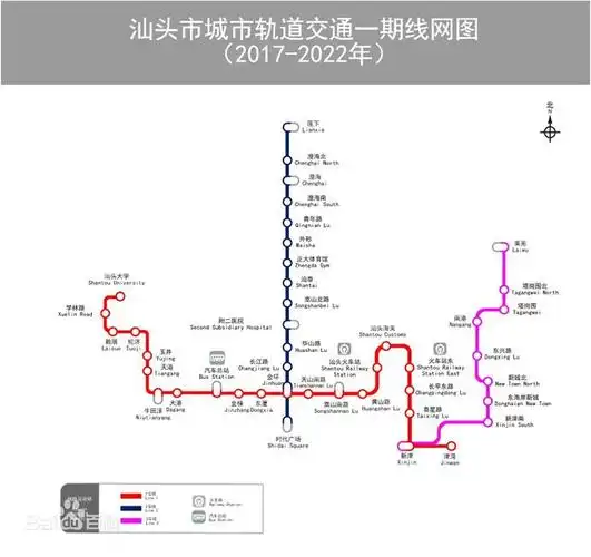 汕头轨道交通规划图