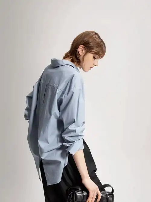 oversize男友风衬衫