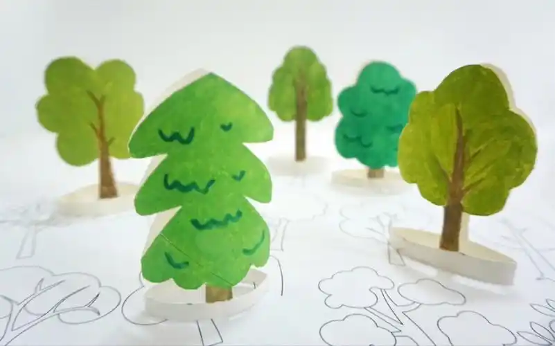 手工教程丨植树节三分钟环保小手工-卷纸筒大变身
