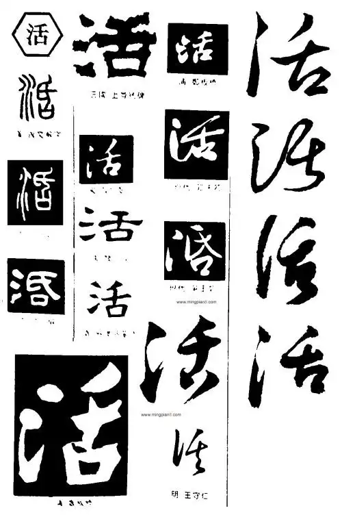 谁有就一个活字的图片