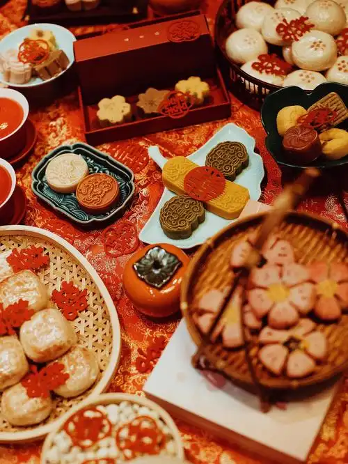 我的婚房布置中式糕点摆盘内附清单