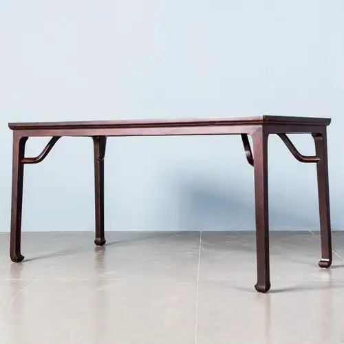 明式家具印度小叶紫檀书法书画红木书桌书房红木书桌