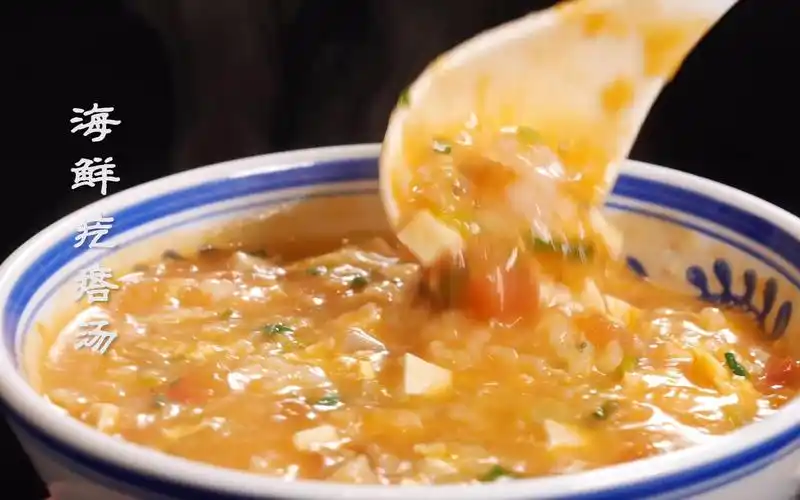 专业厨师教你做海鲜疙瘩汤,不和面,不揉面,掌握这个要点,怎一个鲜字了