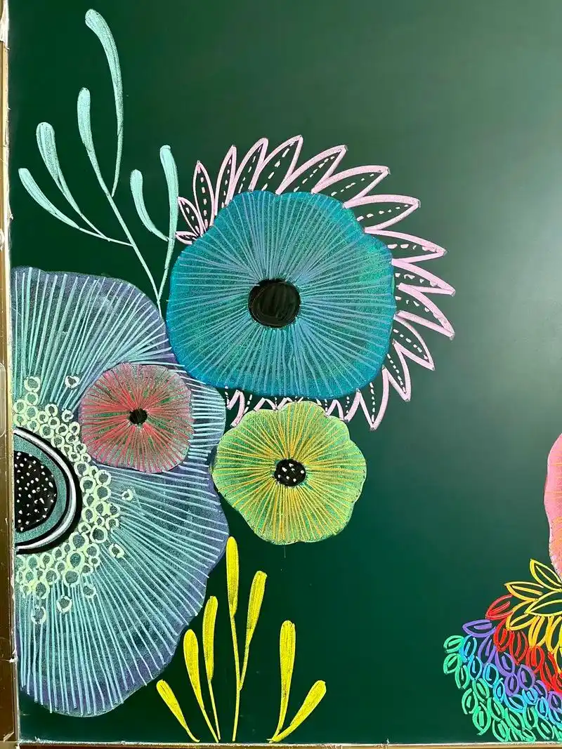 这个夏天,多年以后会成为那年夏天.#粉笔画 #黑板报粉笔画  - 抖音