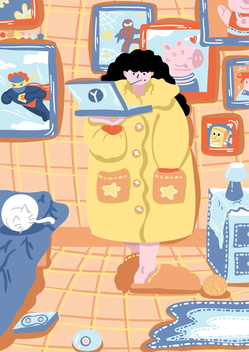 我的大学生活|插画|创作习作|暴打萝莉酱 - 原创作品 - 站酷 (zcool)