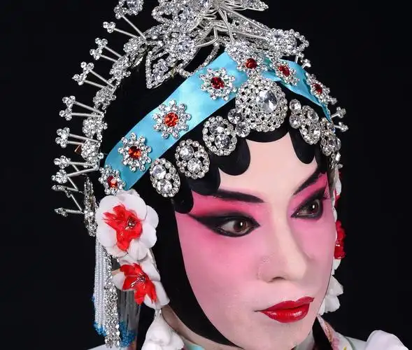 我的京剧照 京剧白蛇传游湖 京剧旦角化妆 白素贞青衣