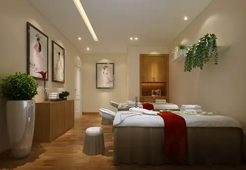 十号花园美容店现代简约装修效果图