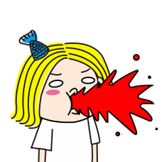 动漫gif小女孩gif吐血gif伤心gif