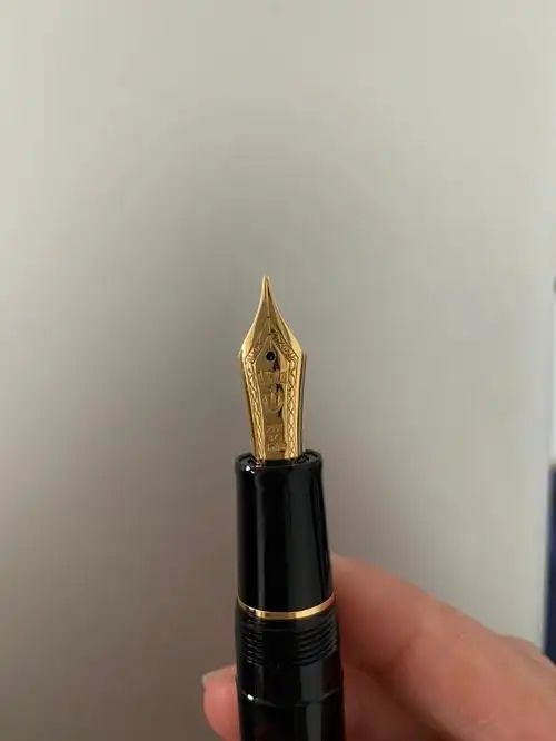 写乐21k 大型m尖鱼雷练字配14k mf尖时间茶日常书写如果能认真练字3个