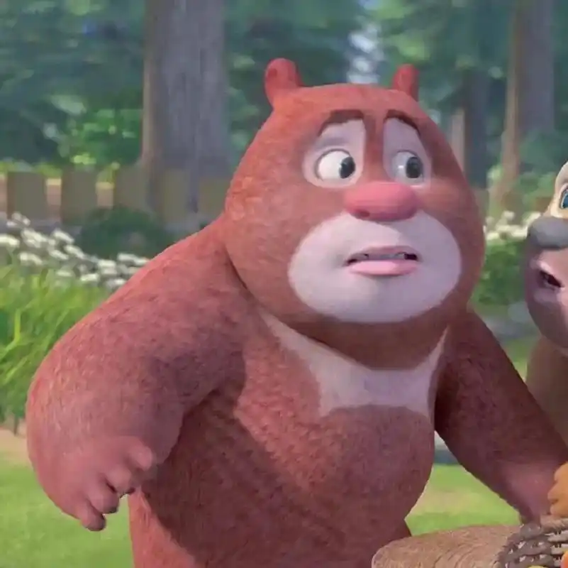 熊出没系列 第十二期 | 熊大熊二可爱头像 yyds 熊大,光头强又来砍树